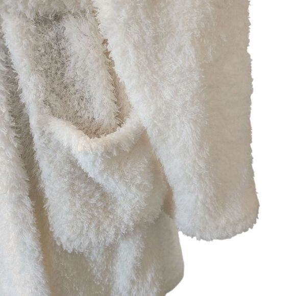 NEW Ulta Soft Plush Robe White Women’s Size Large XL with Belt - Picture 9 of 13